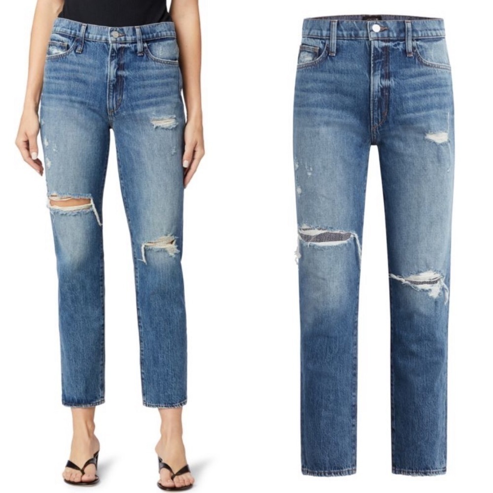 Joe’s Jeans The Honor Straight-Leg Jeans Distressed Denim 30